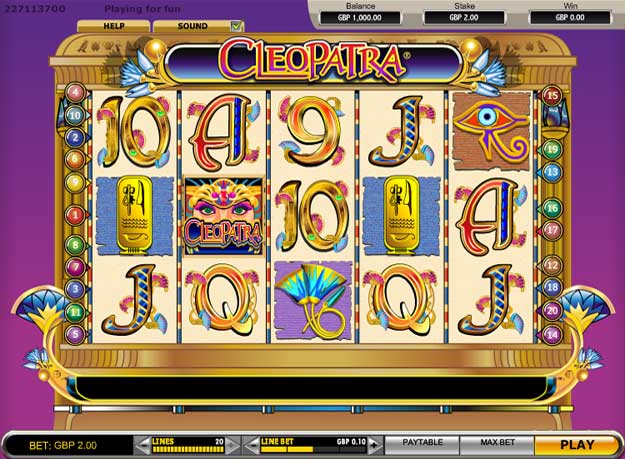 play free cleopatra slot machine games